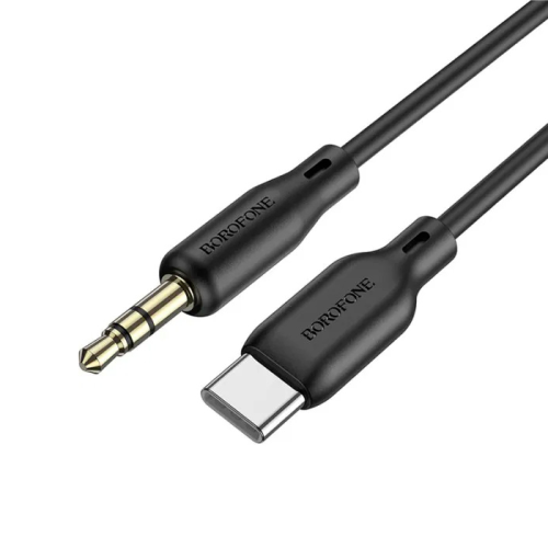 Кабель Borofone BL18 Jack 3.5mm(M) =&gt;Type-C(M), 1м, Black, Box