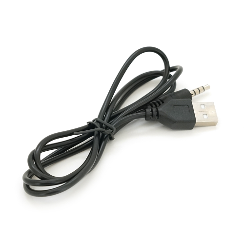 Перехідник USB2.0(M)=&gt; Jack 3.5(M) Stereo, 0,5м, Black, OEM