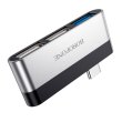 Перехідник BOROFONE DH1, USB Type-C(M) to USB 3.0/2xUSB 2.0, Black, Box