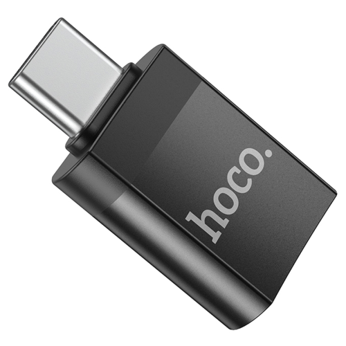 Перехідник HOCO UA17 USB3.0(F) =&gt; Type-C(M), Black, Blister