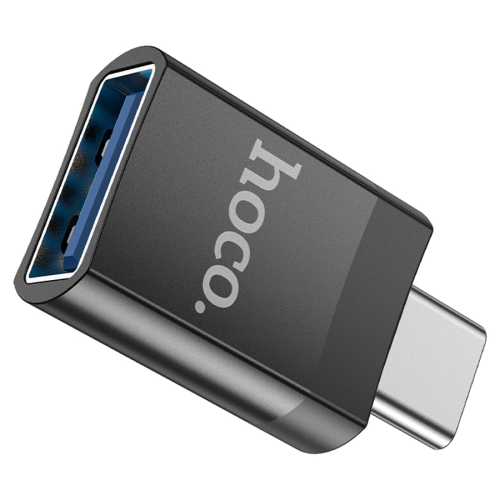 Перехідник HOCO UA17 USB3.0(F) =&gt; Type-C(M), Black, Blister