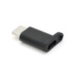 Перехідник VEGGIEG TC-101, USB Type-C(M) to MicroUSB(F), Black, Пакет