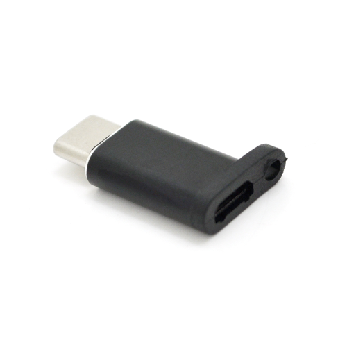 Перехідник VEGGIEG TC-101, USB Type-C(M) to MicroUSB(F), Black, Пакет