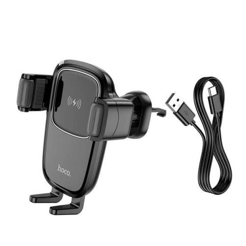 Автомобільний тримач для смартфона HOCO HW1, Black, Box