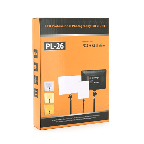 Прямокутна селфі-лампа LED PL-26, 26х12см, Box