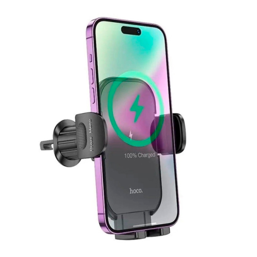 Автомобільний тримач для смартфона HOCO HW4, Black, Box