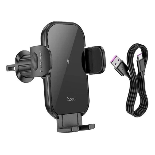 Автомобільний тримач для смартфона HOCO HW4, Black, Box