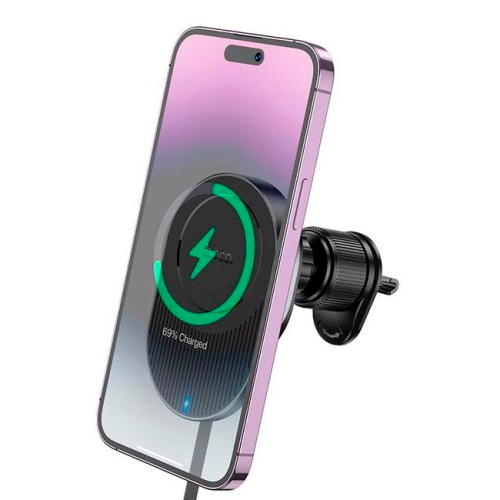 Автомобільний тримач для смартфона HOCO HW12, Black, Box