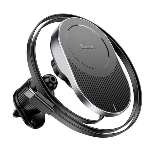 Автомобільний тримач для смартфона HOCO HW12, Black, Box