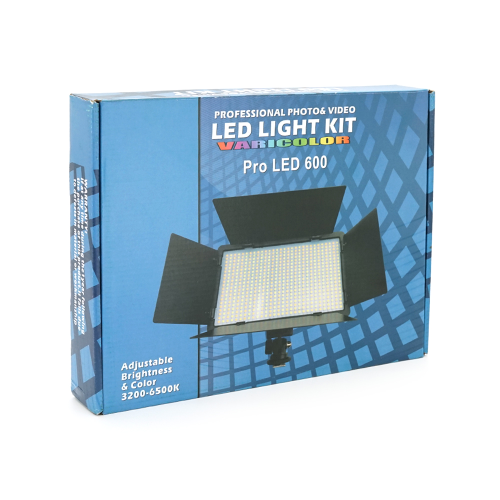 Прожектор YT39922 600LED для фото та відео, 3200-6000К, 210x125mm, Box