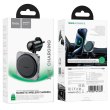 Автомобільний тримач для смартфона Hoco HW15 Speed Magnetic Wireless Fast Charging Air Outlet Black Metal Gray