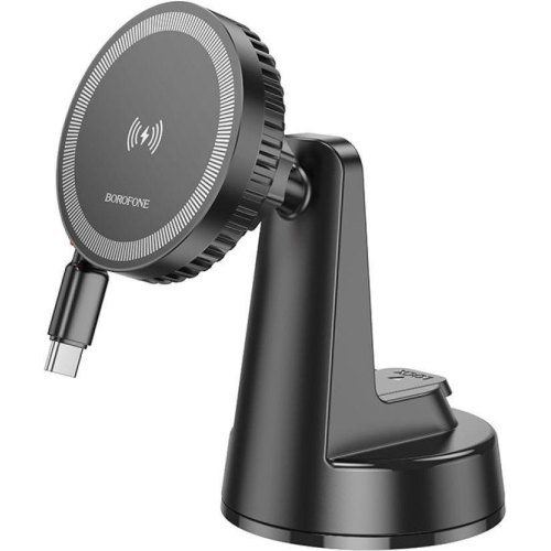 Автомобільний тримач для смартфона Borofone BH208 Mona Magnetic Black