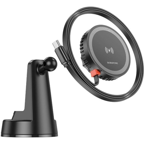 Автомобільний тримач для смартфона Borofone BH208 Mona Magnetic Black