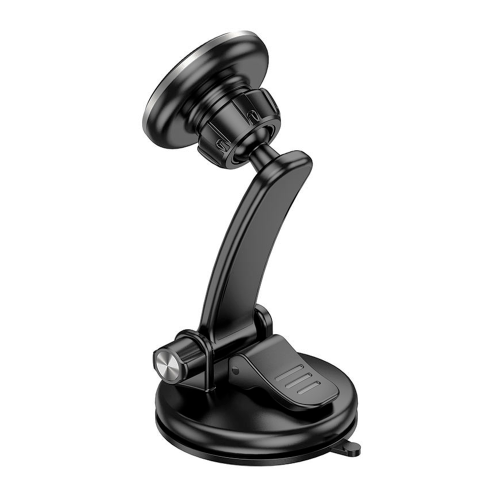 Автомобільний тримач для смартфона BOROFONE BH64, кріплення на торпеду, магніт, Black, Box