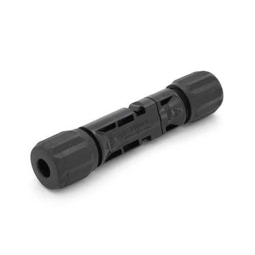 Конектор MC4 YRO PV-LTM4 1000V, 30A, луджений-мідний під затискач, під переріз 1.5-6mm2, під кабель 4-6mm, CABLE TYPE. IP68, -40℃--+85℃, Q400 Blac