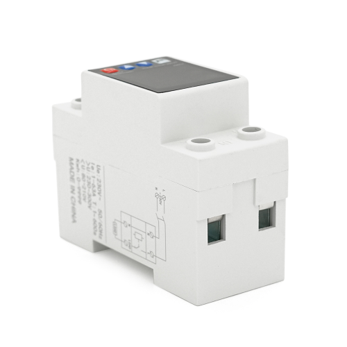 Реле напруги змінного струму YRO YRVP-6 з цифровим дисплеєм (V, A, kWt), 2P, 63A, 230V AC