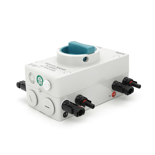 Ручний вимикач Risin, 1000V, 32A, 2St, IP66, вхід ліво-право, Grey