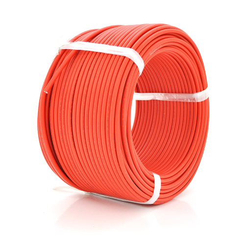 Кабель для сонячних систем KBE, 6мм2, котушка 100м, червоний