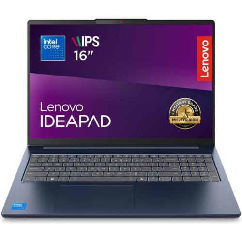 Ноутбук Lenovo IdeaPad Slim 5 16IRH10R, 16/Intel Core 7 240H/32GB/SSD 1TB/Intel Graphics/DOS/блакитний (83J1006QRA)
