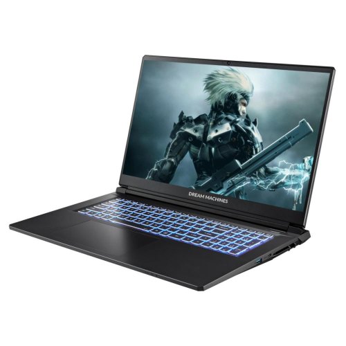 Ноутбук Dream Machines RT5050-17, 17.3/AMD Ryzen AI 7 350/16GB/SSD 1TB/GeForce RTX 5050, 8GB/DOS/Black (RT5050-17UA23)