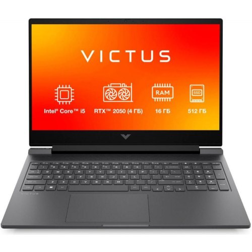 Ноутбук HP Victus 15-fa2703ua, 15.6/Intel Core i5-13420H/16GB/SSD 512GB/GeForce RTX 2050, 4GB/DOS/сірий (BF1H1EA)