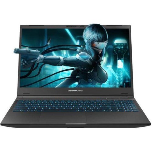 Ноутбук Dream Machines RG4050-15, 15.6/Intel Core i5-13420H/32GB/SSD 512GB/GeForce RTX 4050, 6GB/DOS/чорний (RG4050-15UA53)