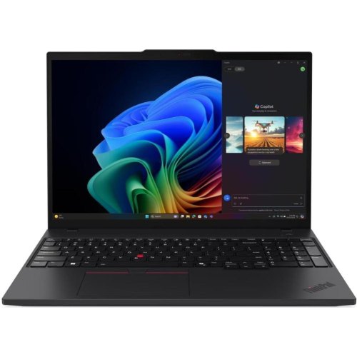 Ноутбук Lenovo ThinkPad T16 Gen 4, 16/AMD Ryzen 5 AI PRO 340/32GB/SSD 1TB/UMA/DOS/Black (21QQS0MY00)
