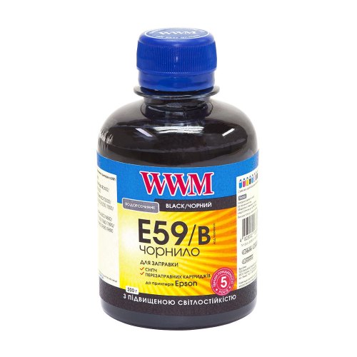 Чорнило WWM EPSON StPro 7700/9700//R2400 Black (E59/B) 200 г