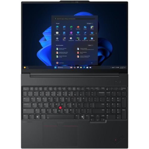 Ноутбук Lenovo ThinkPad E16 Gen 3, 16/AMD Ryzen 7 250/32GB/SSD 1TB/UMA/DOS/Eclipse black (21SUS01S00)