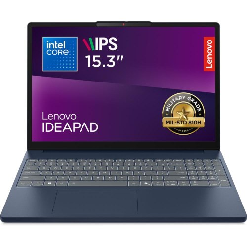 Ноутбук Lenovo IdeaPad Slim 3 15IRH10, 15.3/Intel Core i5-13420H/16GB/SSD 512GB/Intel UHD Graphics/DOS/блакитний (83K100J9RA)