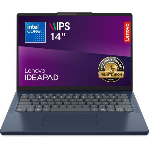 Ноутбук Lenovo IdeaPad Slim 3 14IRH10, 14/Intel Core i5-13420H/16GB/SSD 512GB/Intel UHD Graphics/DOS/синій (83K000AJRA)