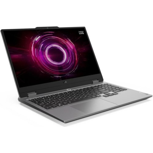 Ноутбук Lenovo LOQ 15AHP10, 15.6/AMD Ryzen 7 250/16GB/SSD 512GB/GeForce RTX 5060, 8GB/DOS/Luna grey (83JG0034RA)