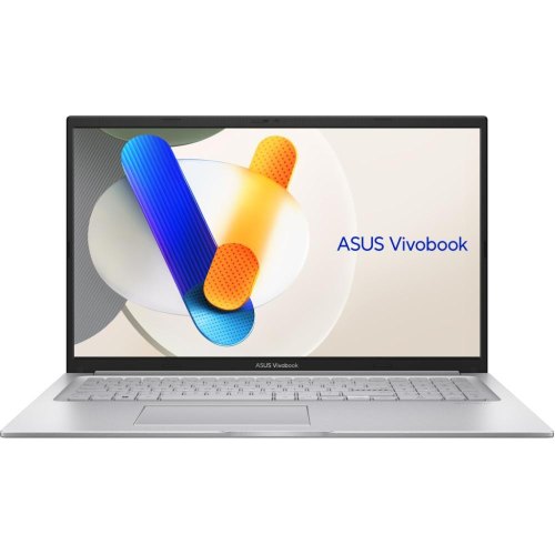 Ноутбук Asus Vivobook 17 X1704VA-AU890, 17.3/Intel Core 5 120U/16GB/SSD 512GB/Intel UHD Graphics/DOS/сріблястий (90NB13X1-M00C60)