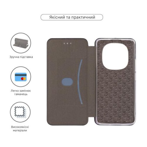 Чохол-книжка G-Case для Xiaomi Redmi Note 14 Pro 4G Black (ARM79788)