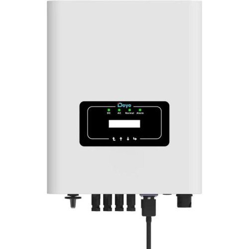 Мережевий сонячний інвертор (on-grid) Deye SUN-10K-G06, трифазний, 10кВт, 2 МРРT (120-1000V), WiFi, RS485/RS232, IP65