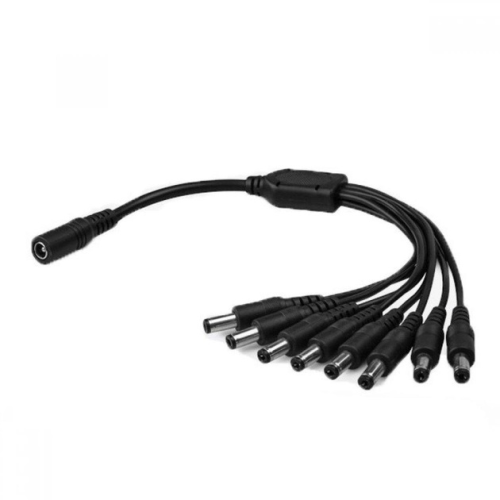 Дільник живлення Voltronic, DC-F to 8xDC-M, 5.5x2.1мм, довжина кабелю 40см