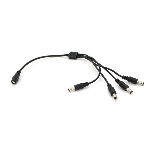 Дільник живлення Voltronic, DC-F to 4xDC-M, 5.5x2.5мм, довжина кабелю 40см