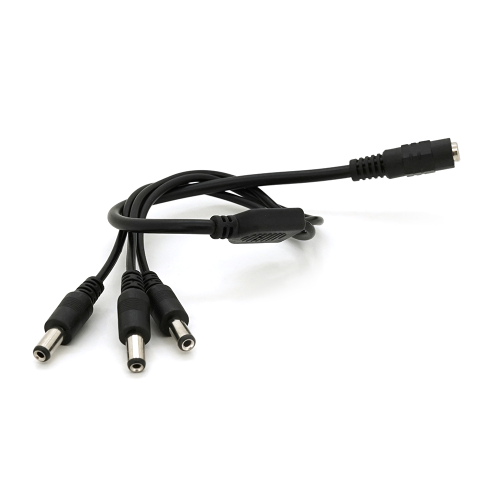 Дільник живлення Voltronic, DC-F to 3xDC-M, 5.5x2.5мм, довжина кабелю 40см