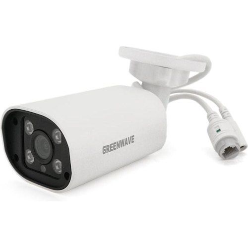 Камера відеоспостереження циліндрична Greenwave IPC19B5MP50, 2.8мм, 5Мп, Starlig, ІЧ-підсвічування, POE