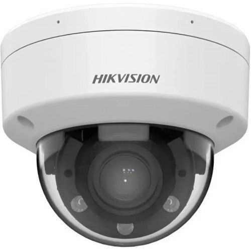 Камера відеоспостереження Hikvision DS-2CD2743G2-LIZS2U, 2.8-12мм, 4Мп, купольна, Smart Dual-Light, зі звуком та SD-карткою