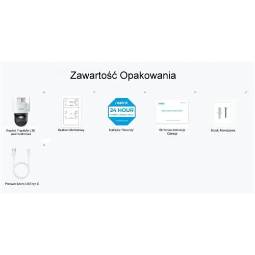 Камера відеоспостереження IP Reolink TrackMix LTE, 2.8мм, 4Мп, 4G,  вулична, поворотна, два об'єктиви, мікрофон, SD-карта
