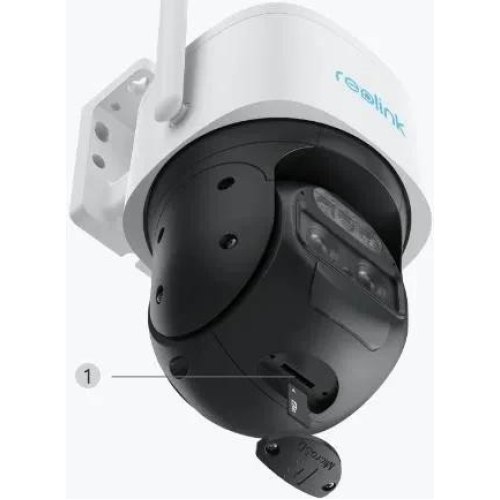 Камера відеоспостереження IP Reolink TrackMix LTE, 2.8мм, 4Мп, 4G,  вулична, поворотна, два об'єктиви, мікрофон, SD-карта