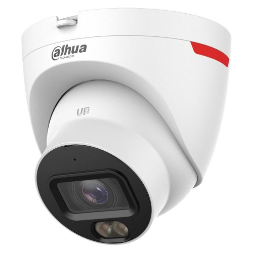 Камера відеоспостереження IP Dahua Technology DH-IPC-HDW2449T-S-PRO, 3.6мм, 4Мп, WizColor, з видимим освітленням, звуком та SD-картою