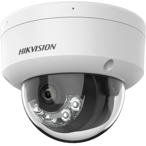 Камера відеоспостереження вулична Hikvision DS-2CD1123G2-LIUF, 4мм, 2Мп, Smart Hybrid Light, зі звуком та SD-картою
