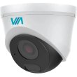 Камера відеоспостереження IP ViaSecurity VS-D22AS, 2.8мм, 2Мп, купольна, вулична, зі звуком та SD-карткою