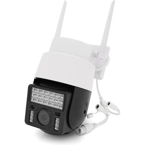 Камера відеоспостереження YOSO YO-IPC43D5MP50 V380, 2.8мм, 5Мп, Wi-Fi, вулична, з сиреною, SD-карта, PTZ