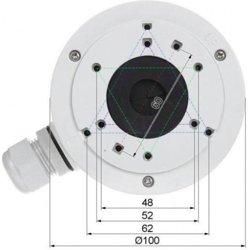 розподільна коробка HIKVISION DS-1280ZJ-XS