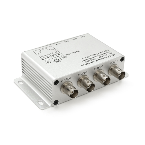 Пасивний 4-х канальний приймач відеосигналу УкрПром TIA / EIA-568B AHD / CVI / TVI, 720P / 1080P - 350 метрів, BNC -RG-45 клем колодка ціна за шт