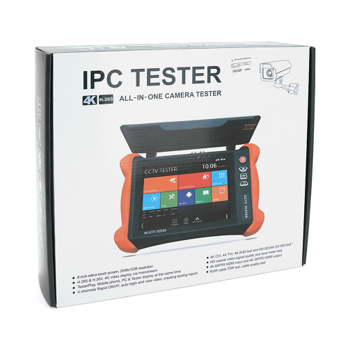 Тестер для камер відеоспостереження Voltronic X9-MOVTADHS CCTV, з 8&Prime; сенсорним дисплеєм SDI, TVI, AHD, CVI, Multimeter