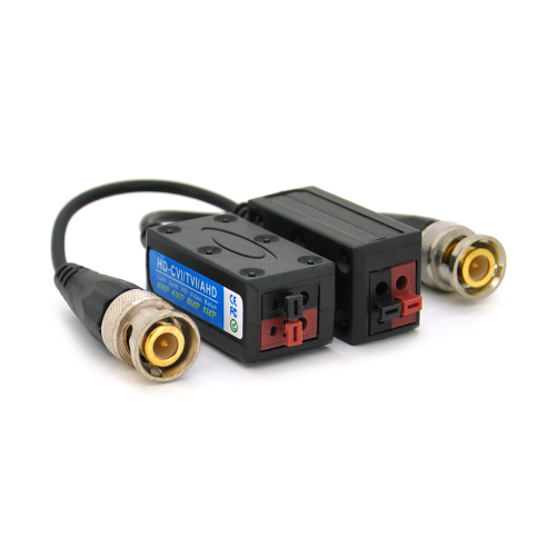 Пасивний приймач відеосигналу HD-CVI / TVI / AHD, 1080P - 3 / 4 / 5MP, 250 метрів, на затисках, ціна за пару, Q100 / 500